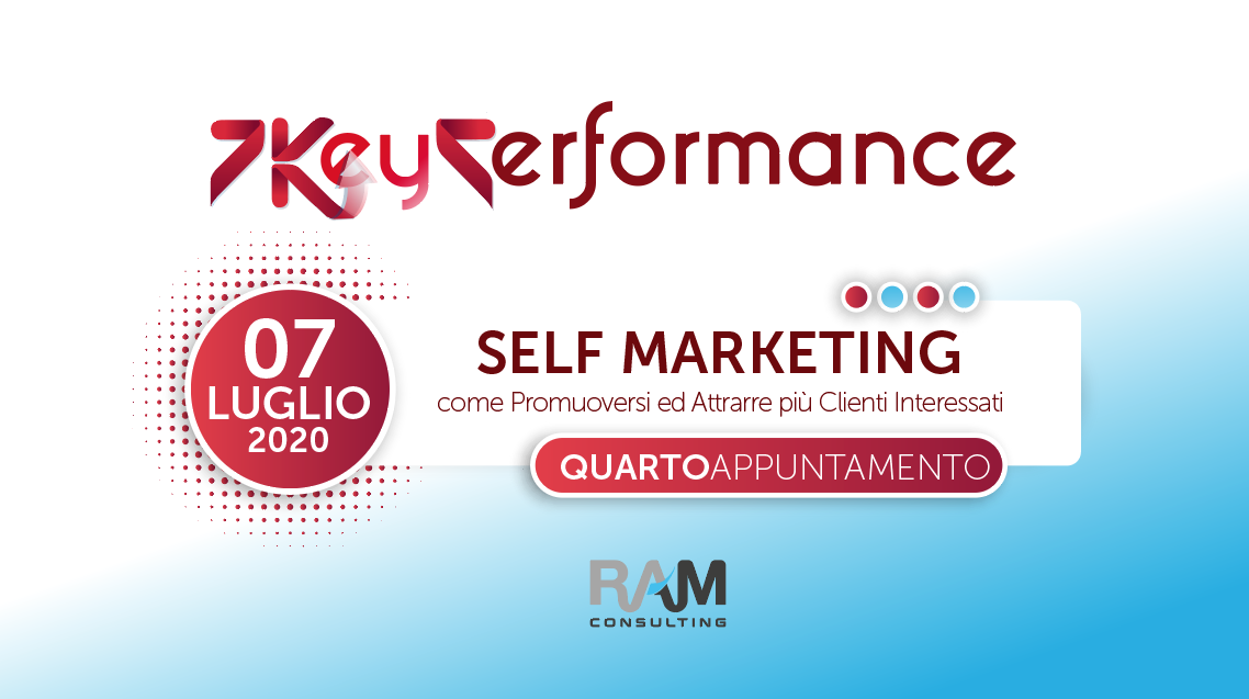 SELF MARKETING: come Promuoversi ed Attrarre più Clienti. Il 4° appuntamento della 7KP