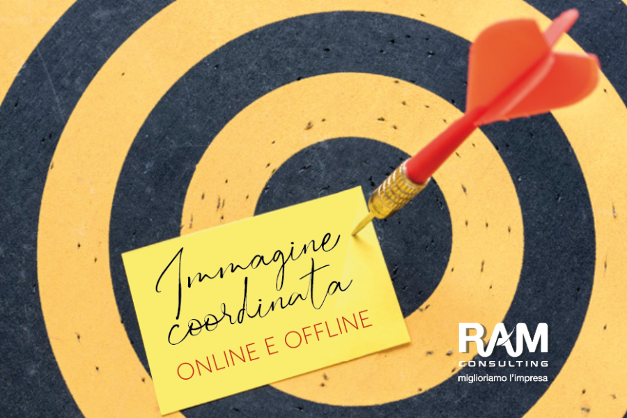 Immagine coordinata online e offline