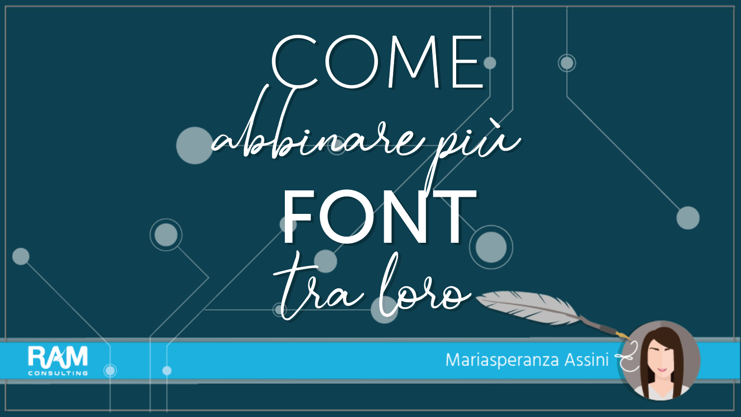 Come abbinare più  font tra loro