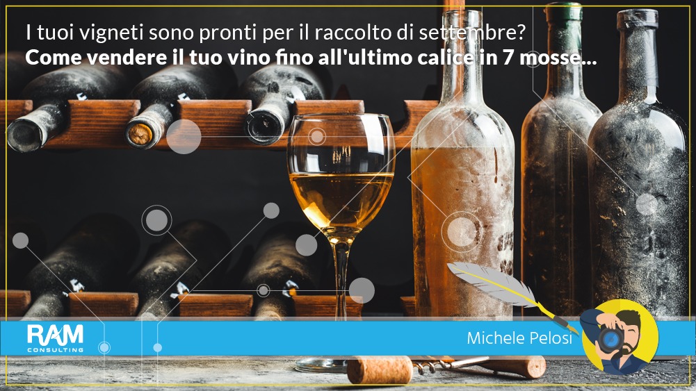 I tuoi vigneti sono pronti per il raccolto di settembre? Come vendere il tuo vino fino all’ultimo calice in 7 mosse…