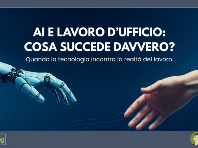 L’AI NON È ANCORA UN COLLEGA. E forse è proprio per questo che ha così tanto da darci.