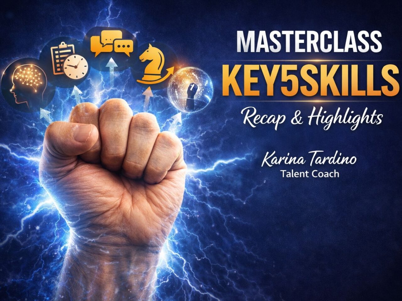 Masterclass Key5Skills: cinque incontri per allenare le competenze che oggi fanno davvero la differenza!