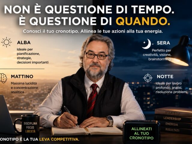 Non è questione di tempo, è questione di quando.