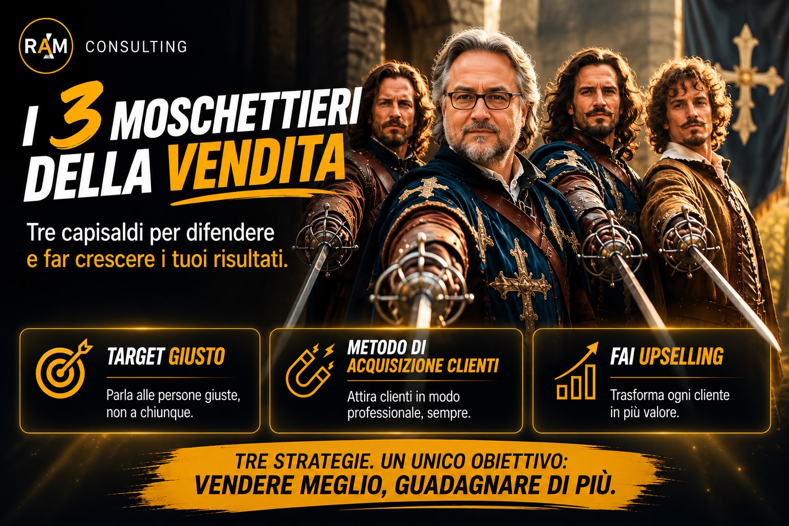 I 3 Moschettieri della Vendita