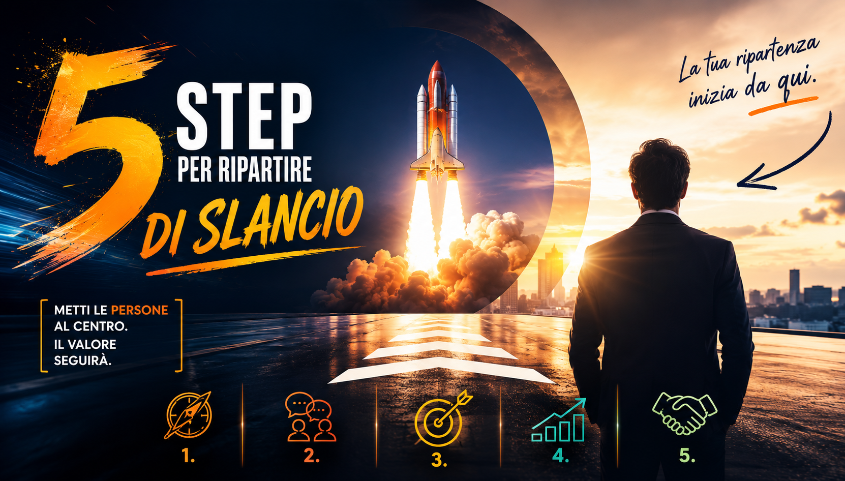 5 STEP PER RIPARTIRE DI SLANCIO
