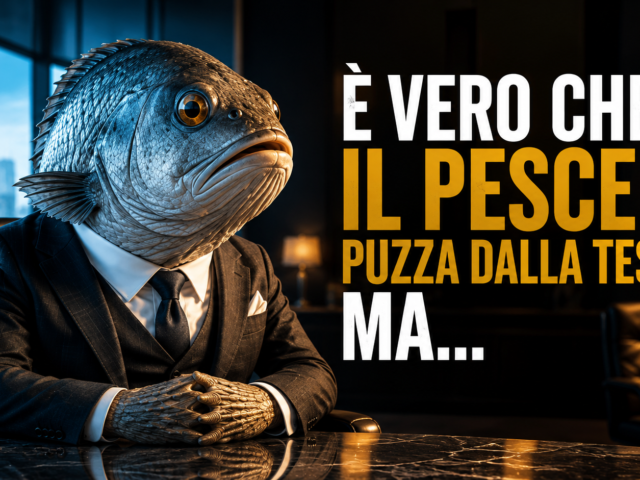 Il pesce puzza dalla testa. Ma…