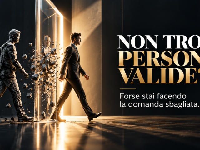 NON TROVI PERSONE VALIDE? Forse stai facendo la domanda sbagliata.