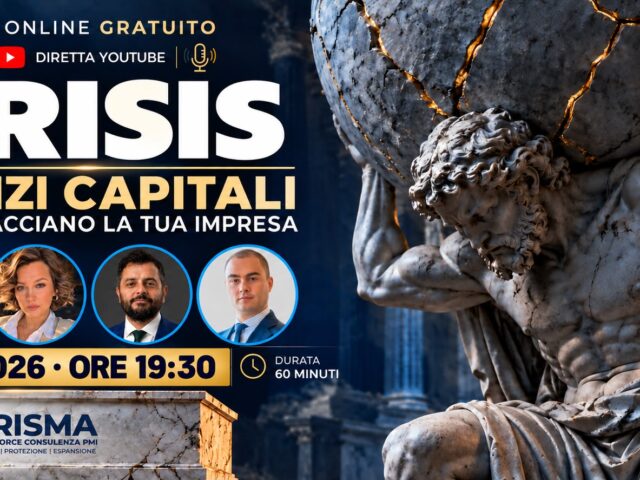 WEBINAR GRATUITO – KRISIS: i 7 vizi capitali che minacciano la tua impresa