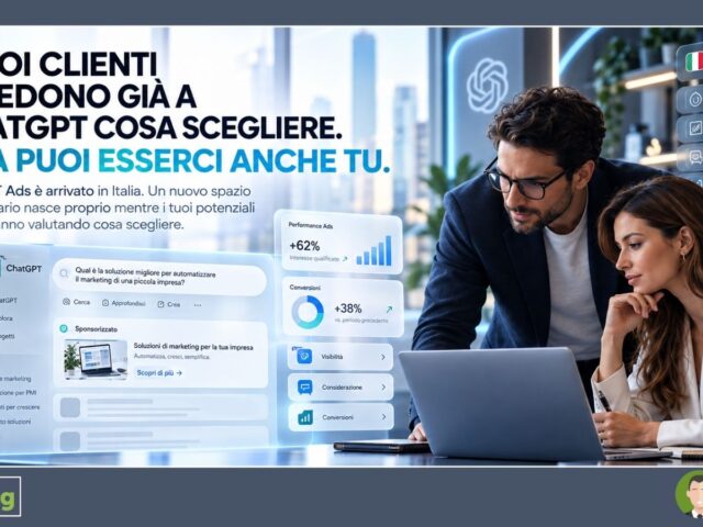 I tuoi clienti chiedono già a ChatGPT cosa scegliere.  Ora puoi esserci anche tu.